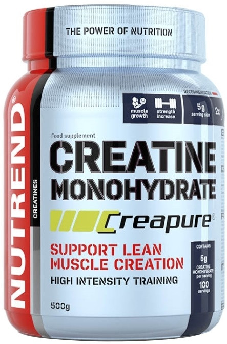 Nutrend Creatine Monohydrate Creapure 500 Grams Bodybuilding And Sports Supplements 0451