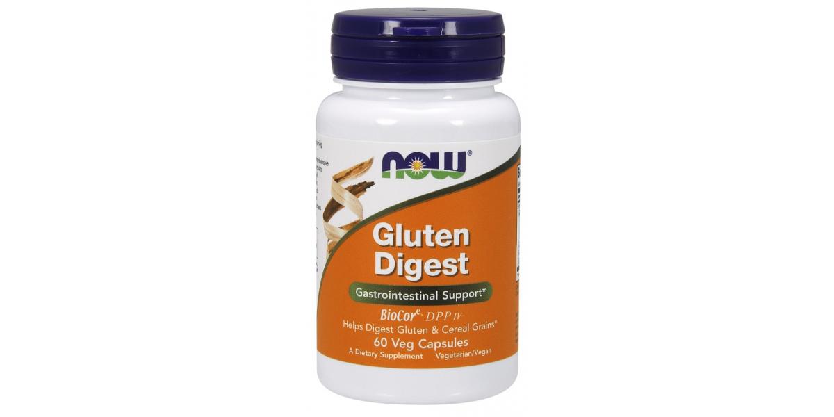 NOW Foods Gluten Digest - 60 vcaps - Bodybuilding and Sports Supplements