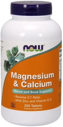 Now Foods Magnesium And Calcium With Zinc And Vitamin D3 Bodybuilding And Sports Supplements