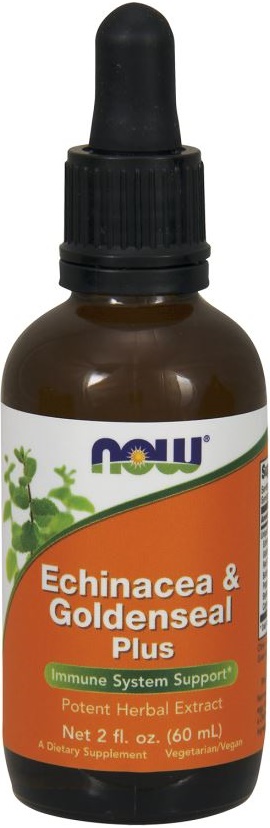 NOW Foods Echinacea & Goldenseal Plus - 60 ml. - Bodybuilding and ...