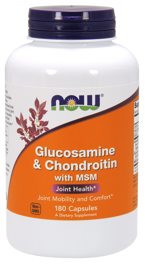 NOW Foods Glucosamine & Chondroitin with MSM - Bodybuilding and Sports