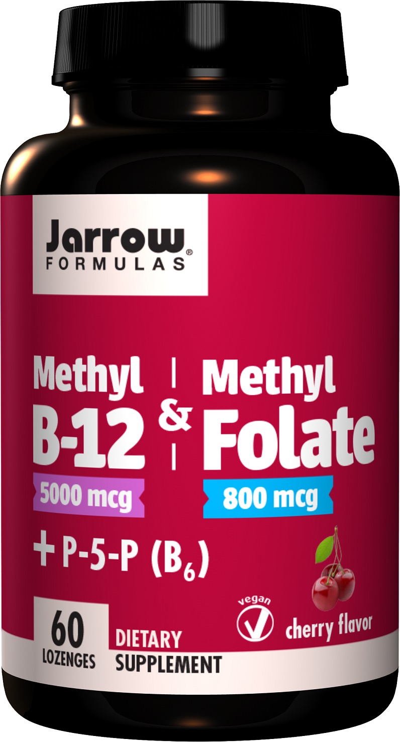 Jarrow Formulas Methyl B-12 & Methyl Folate - Bodybuilding And Sports ...