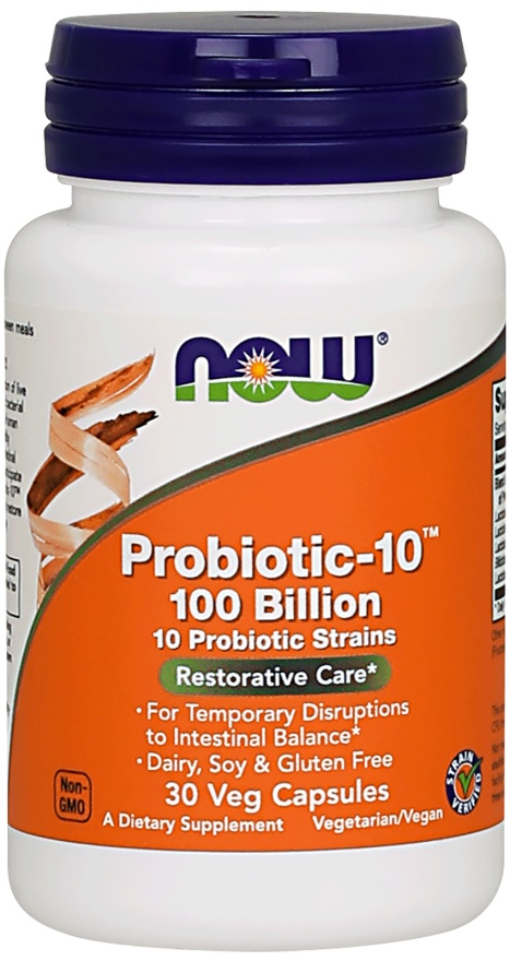 NOW Foods Probiotic-10 - Bodybuilding and Sports Supplements