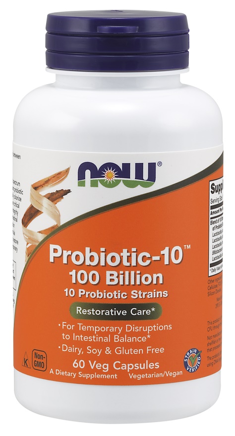 NOW Foods Probiotic-10 - Bodybuilding and Sports Supplements