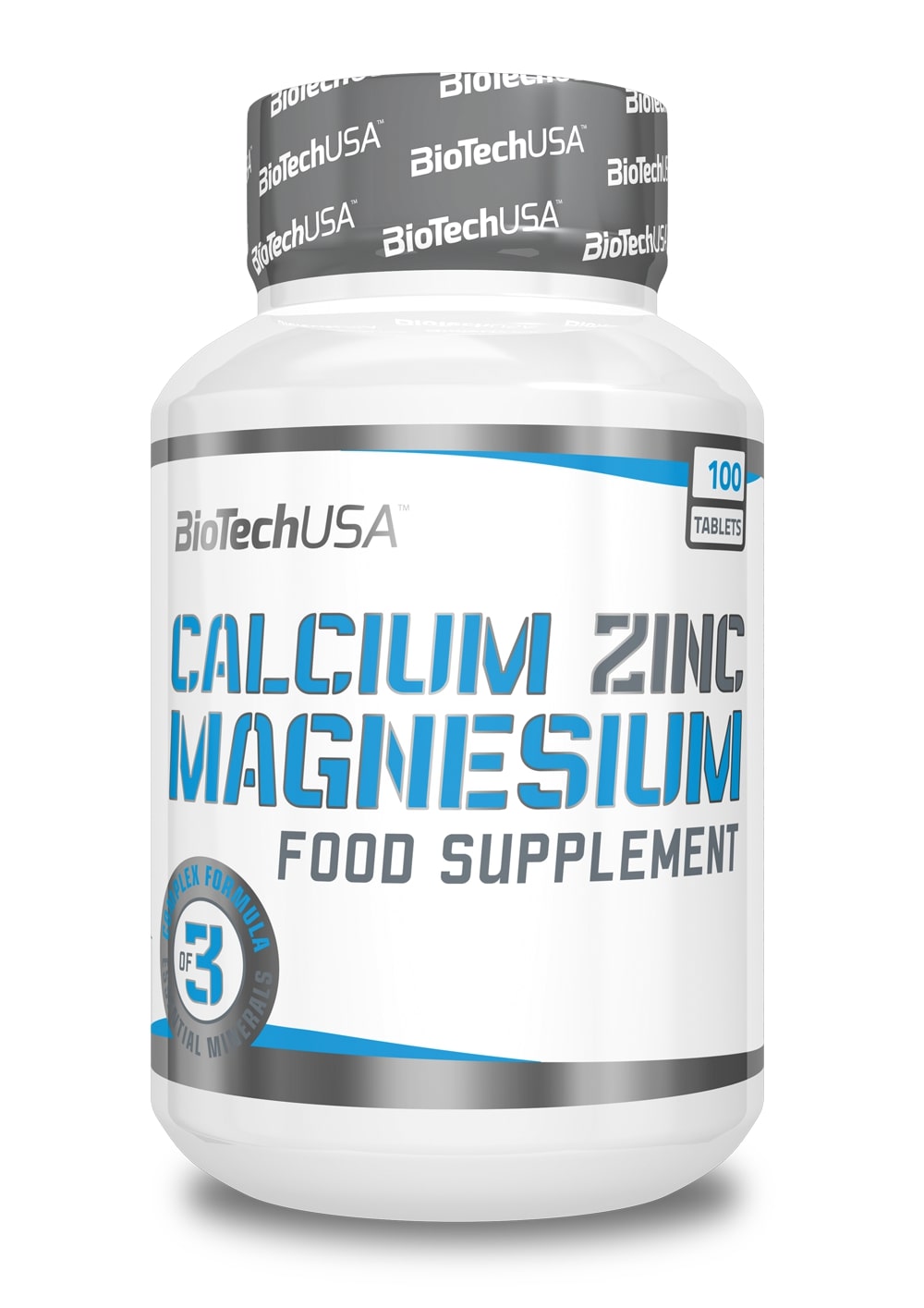 BioTechUSA Calcium Zinc Magnesium - 100 tablets - Bodybuilding and