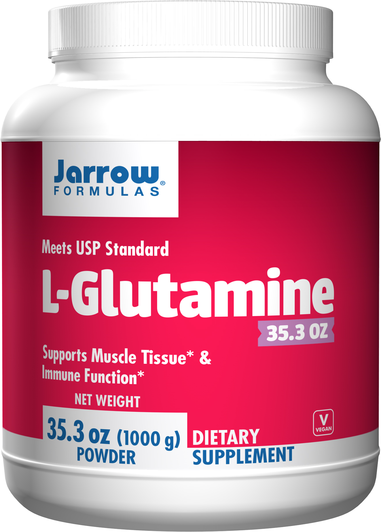 Jarrow Formulas LGlutamine Bodybuilding and Sports Supplements