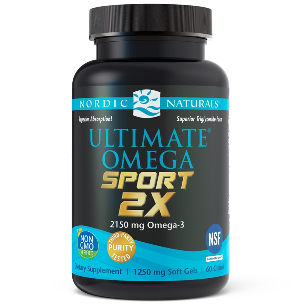 Nordic Naturals Ultimate Omega 2X Sport - 60 Softgels - Bodybuilding ...