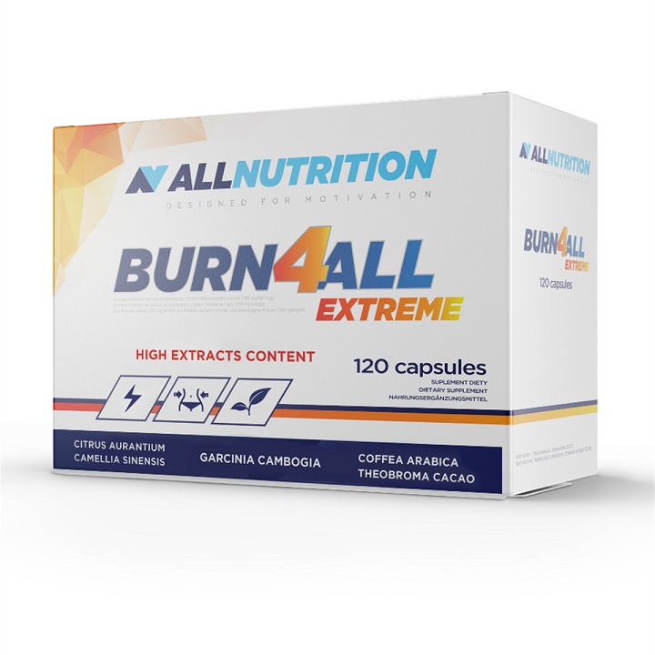 Allnutrition Burn4ALL Extreme 120 caps Bodybuilding and Sports