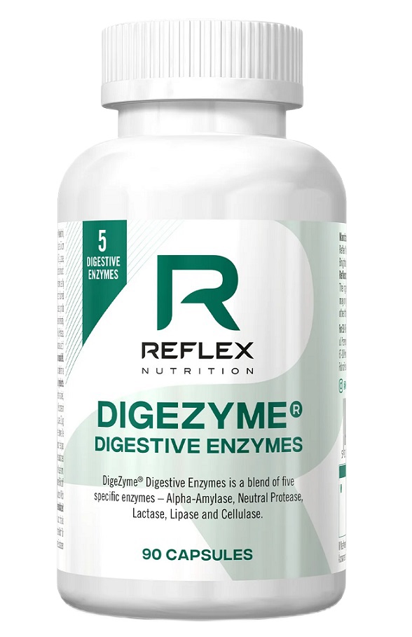 Reflex Nutrition DigeZyme Digestive Enzymes - 90 caps - Bodybuilding and  Sports Supplements