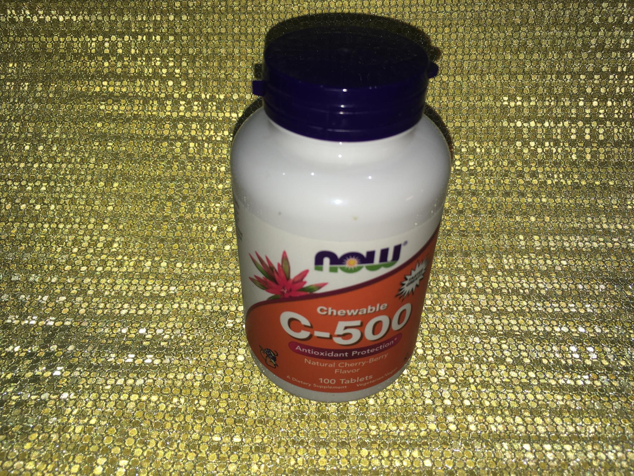 NOW Foods Vitamin C-500 Chewable - Bodybuilding and Sports Supplements